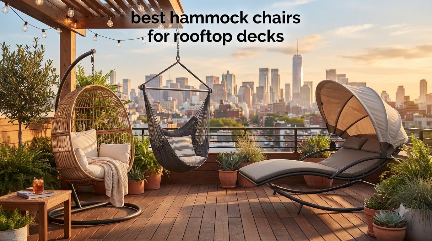 best hammock chairs for rooftop decks