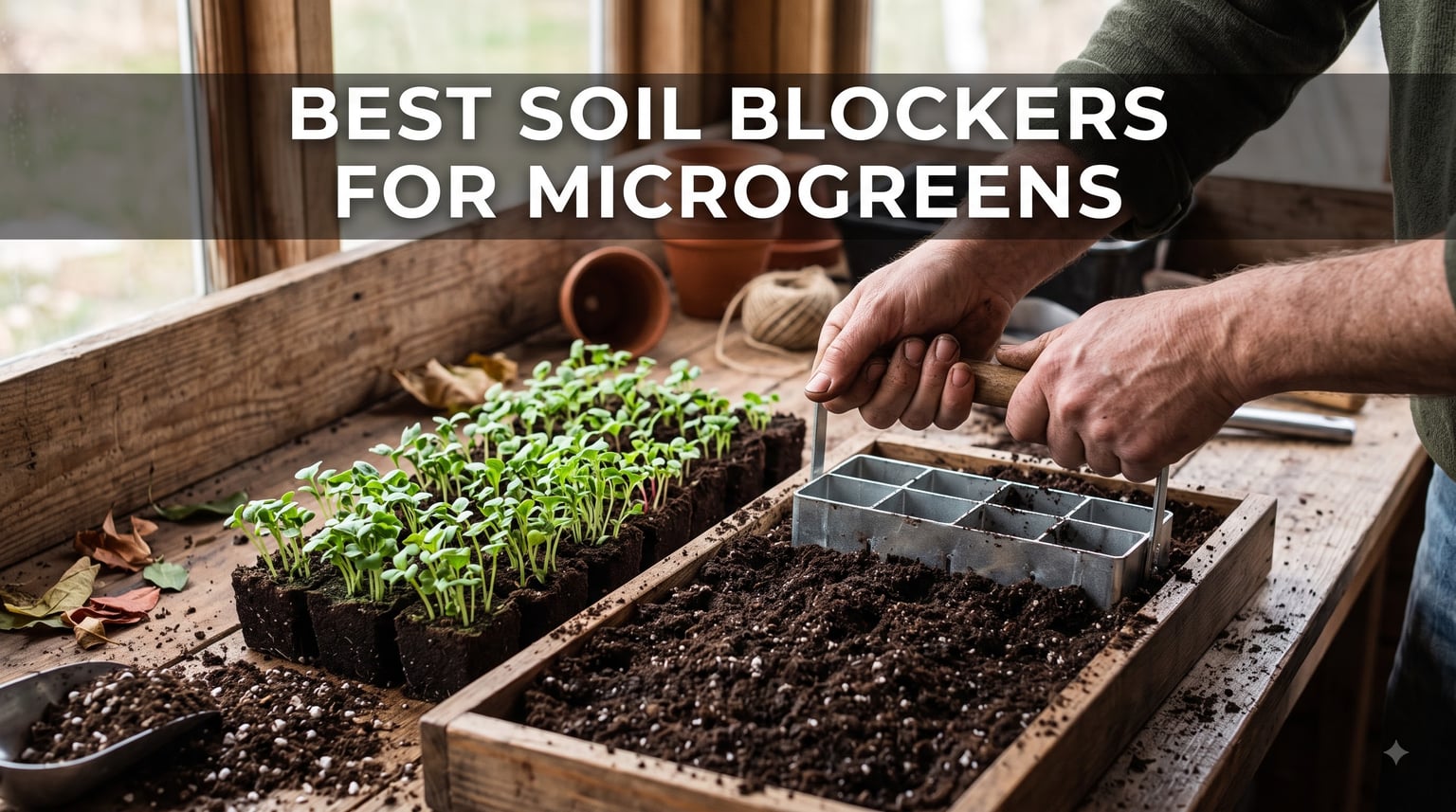 best soil blockers for microgreens