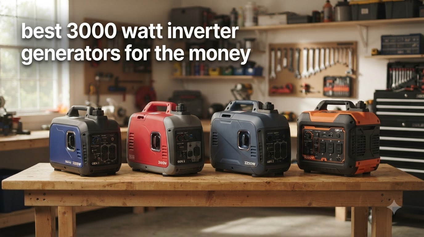 best 3000 watt inverter generators for the money