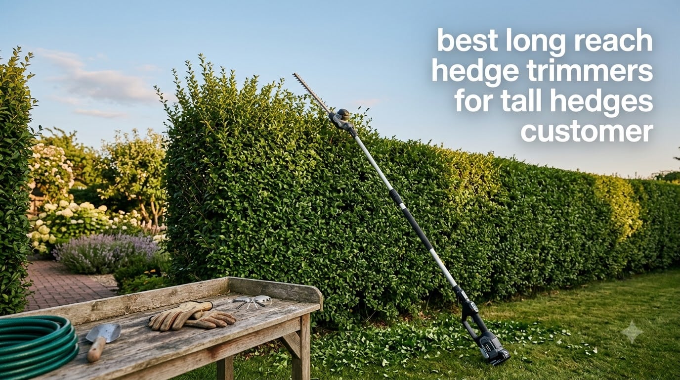 best long reach hedge trimmers for tall hedges customer