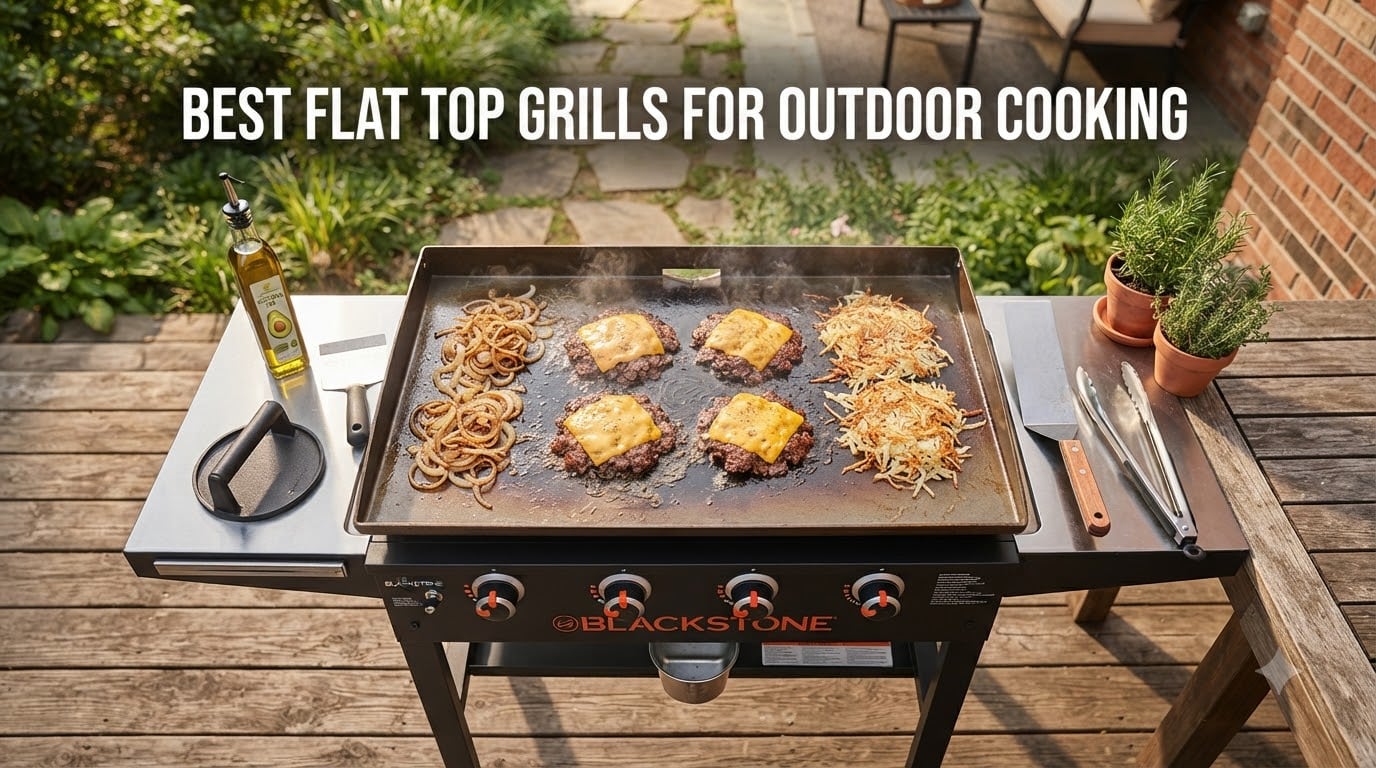 best flat top grills for outdoor cooking