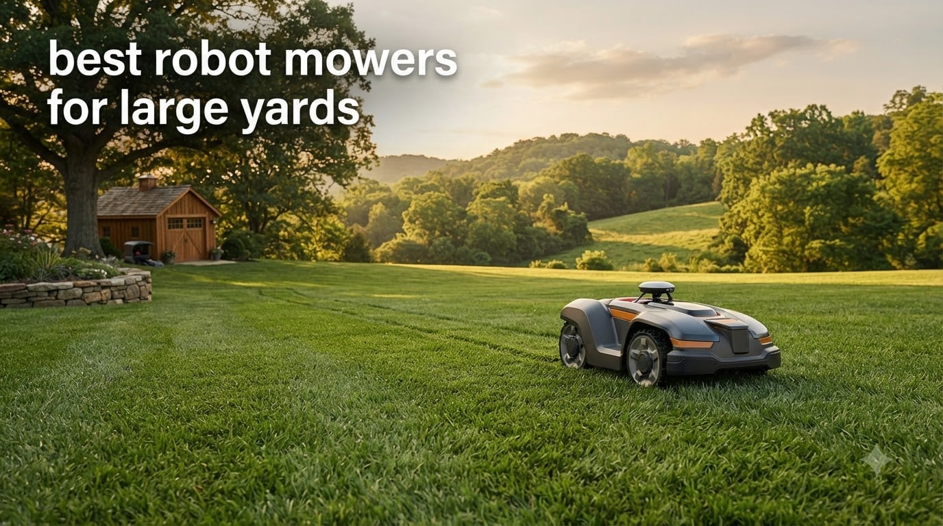 best robot mowers for large yards