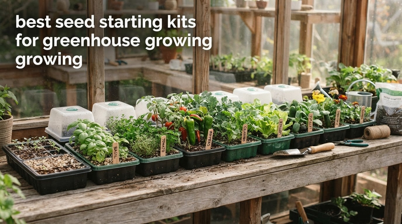 best seed starting kits for greenhouse growing
