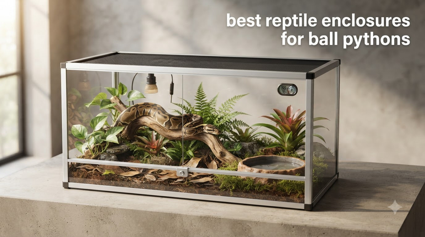 best reptile enclosures for ball pythons