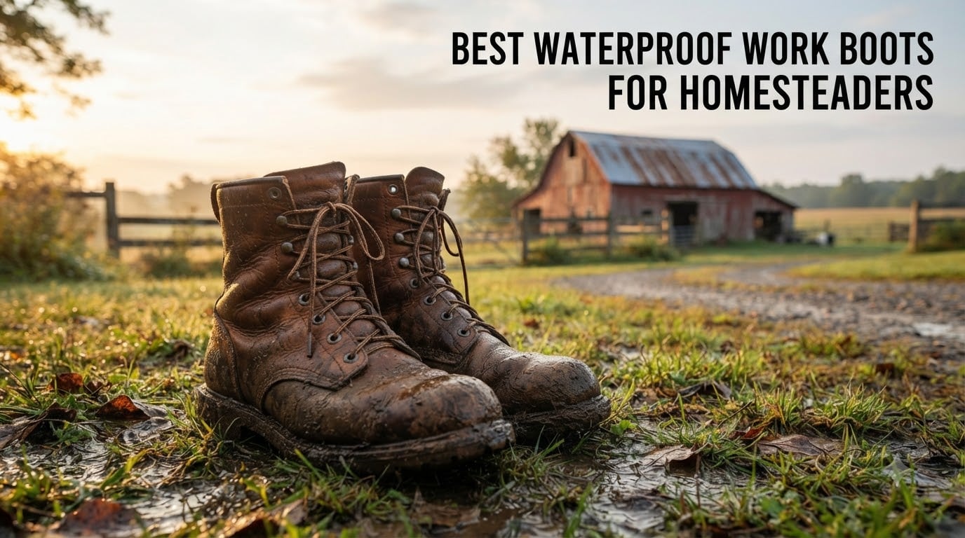 best waterproof work boots for homesteaders