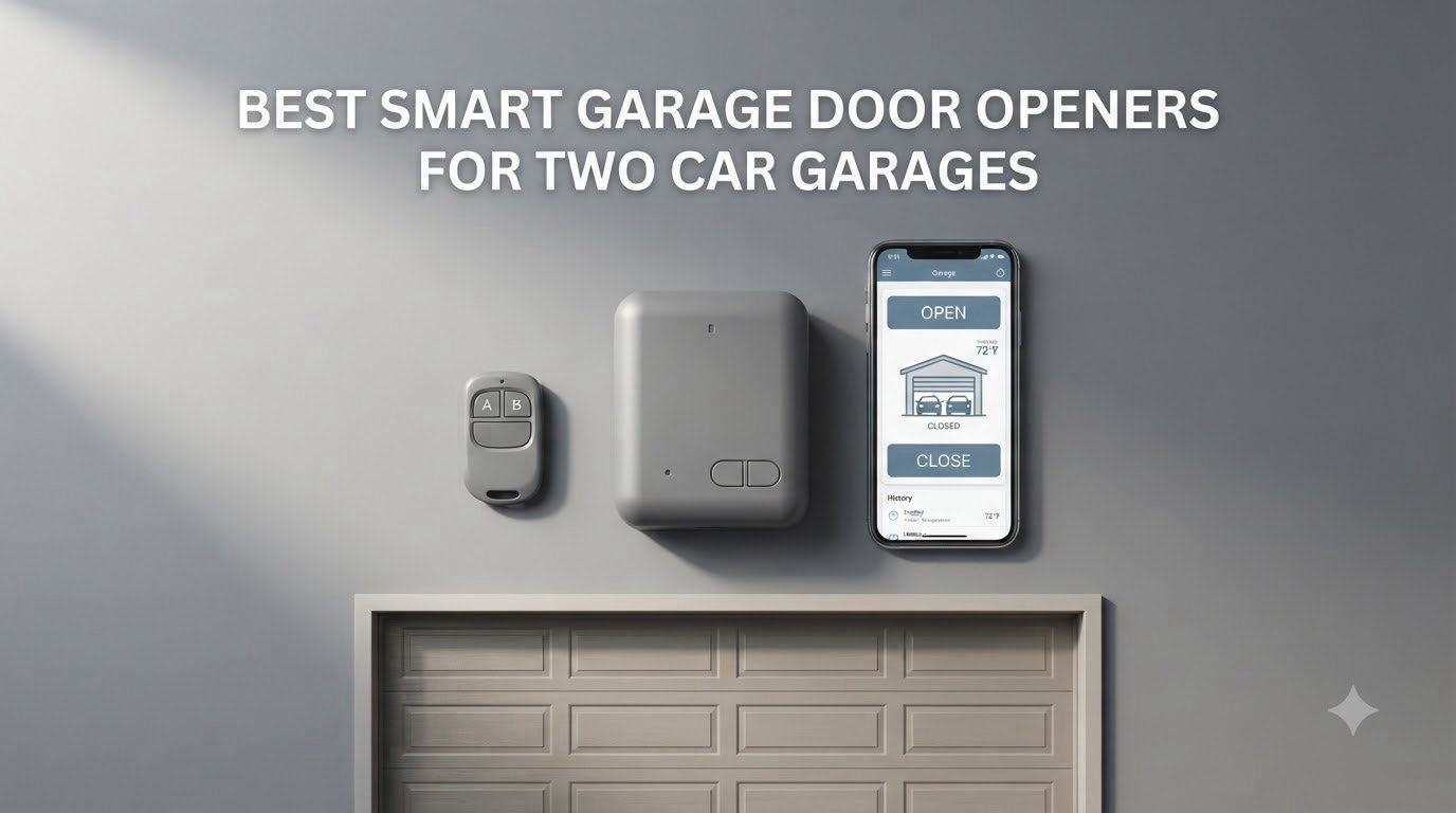 best smart garage door openers for two car garages