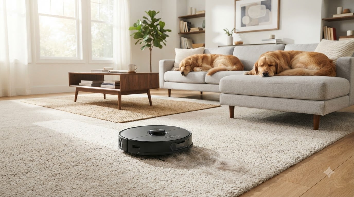 best robot vacuums for pet hair on carpet