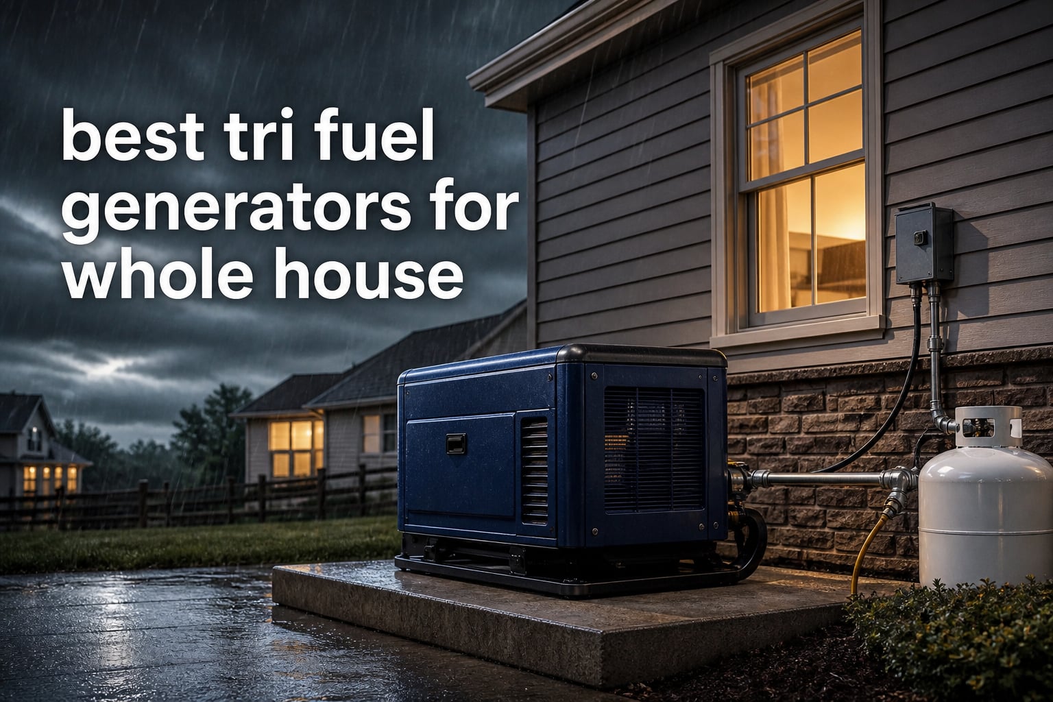 best tri fuel generators for whole house