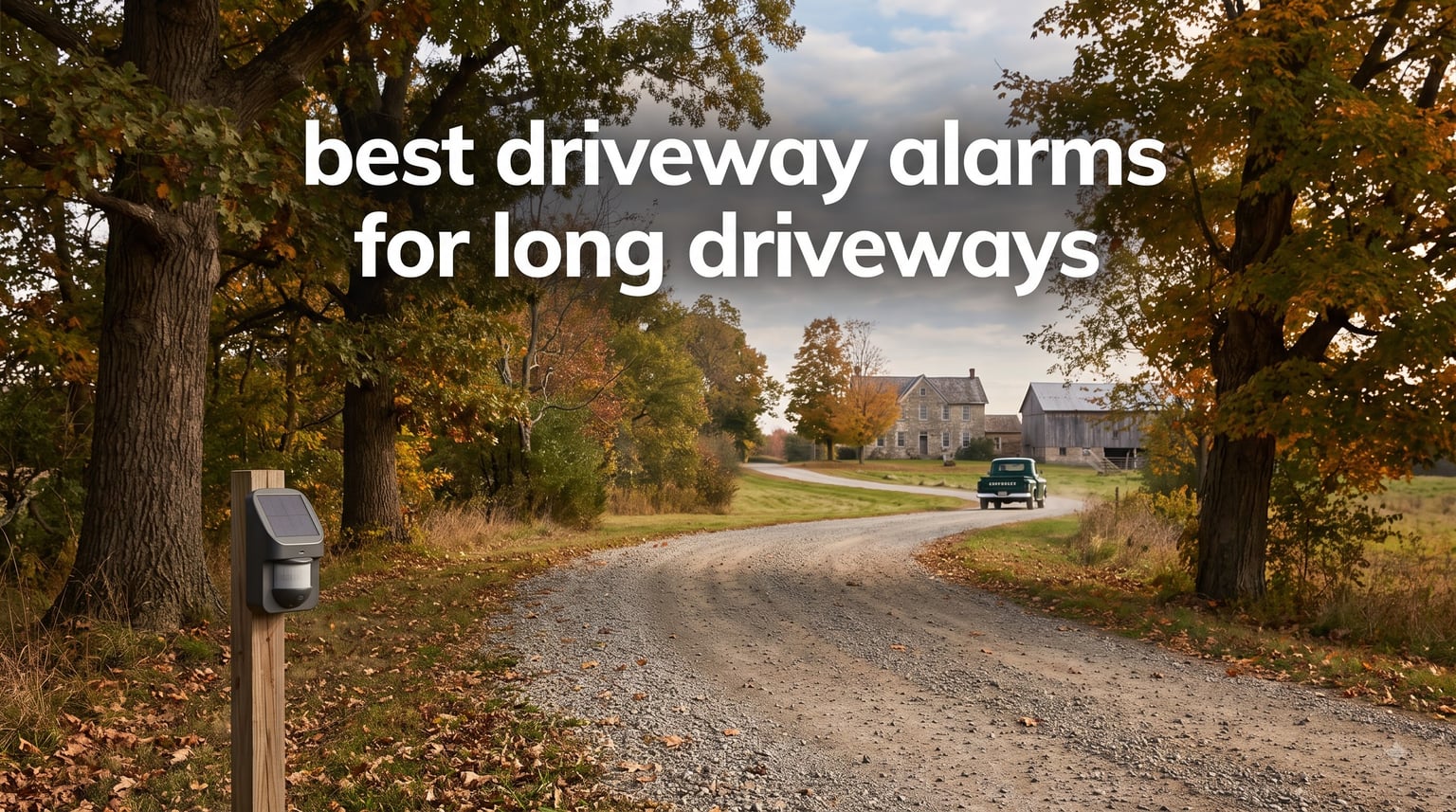 best driveway alarms for long driveways