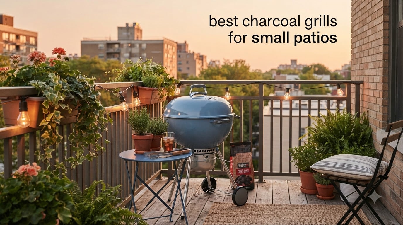 best charcoal grills for small patios