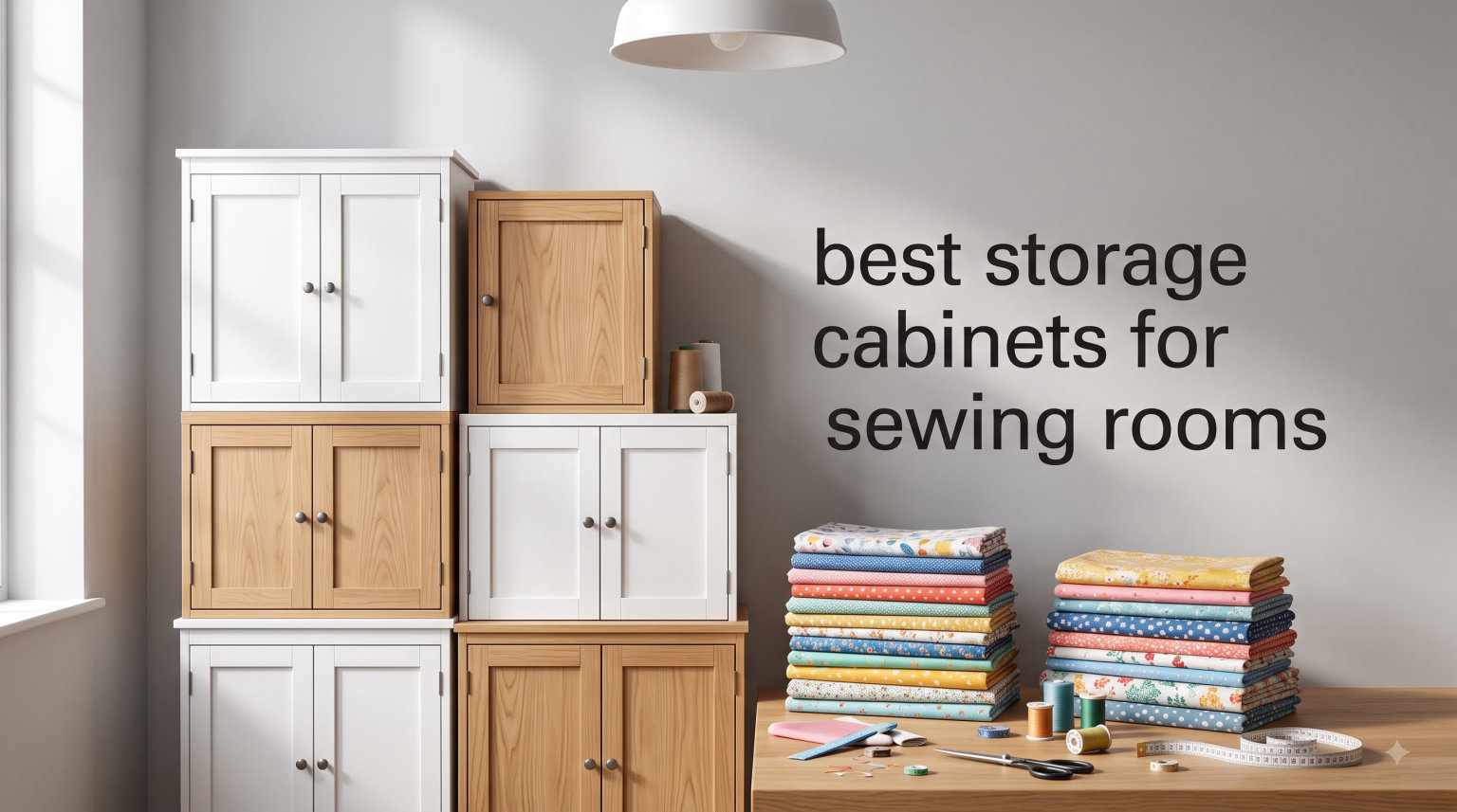 best storage cabinets for sewing rooms