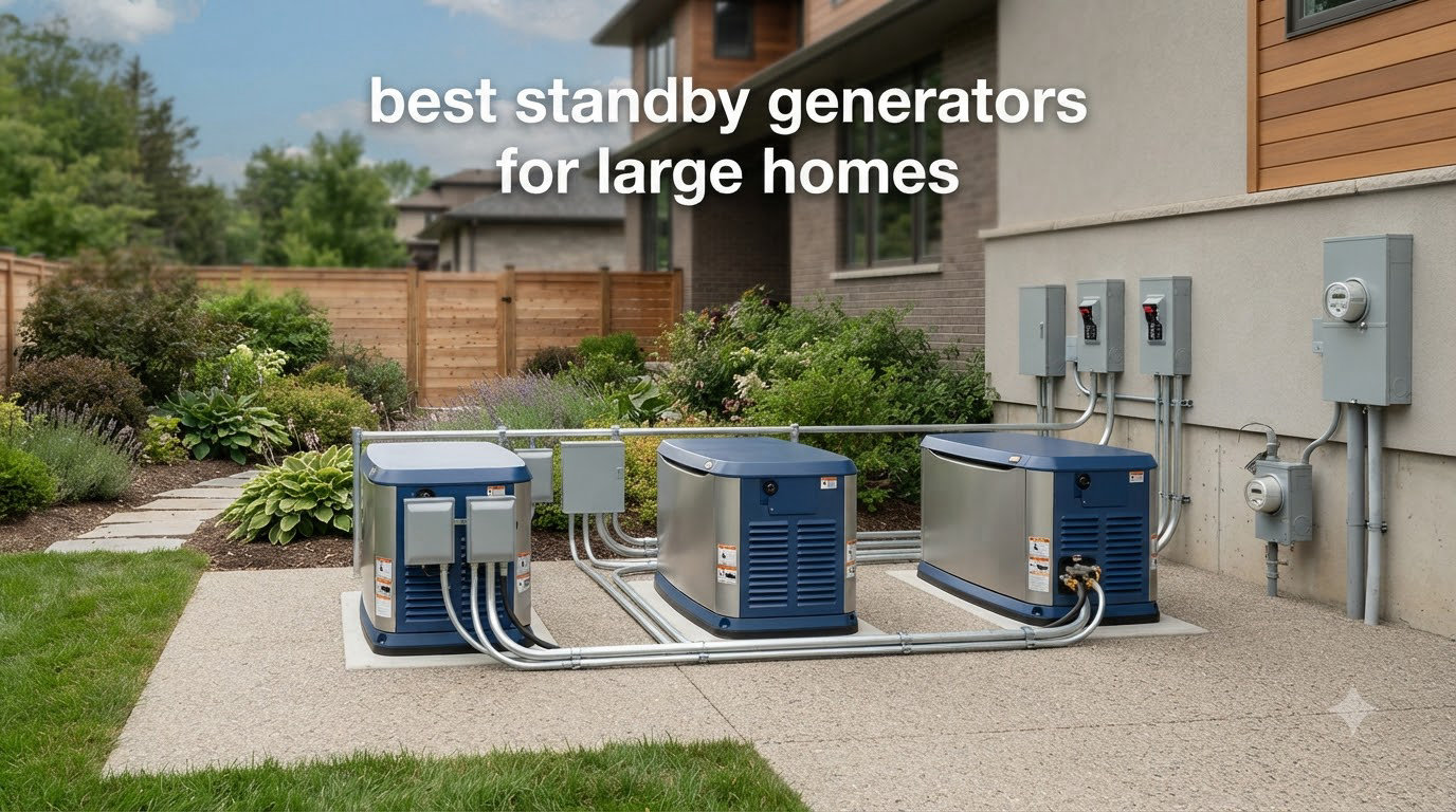 best standby generators for large homes