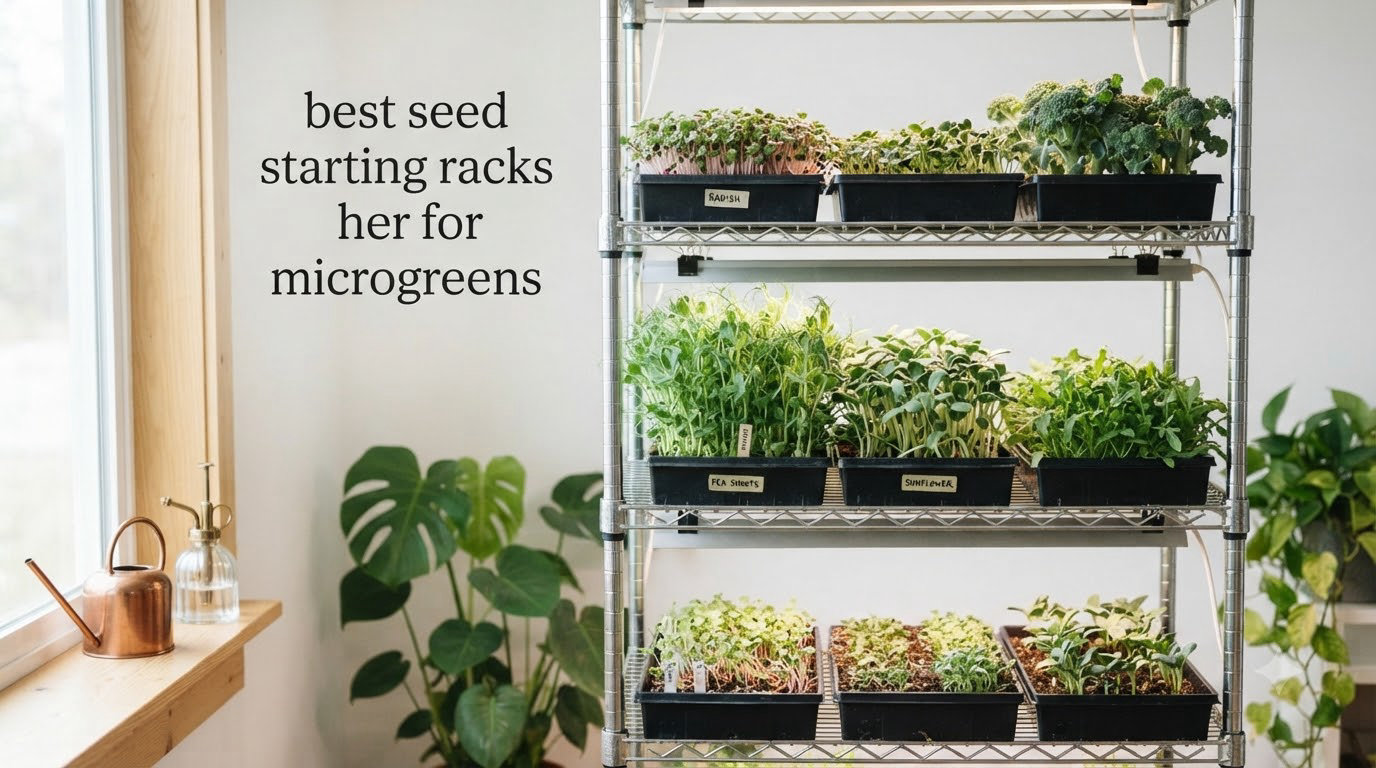 best seed starting racks for microgreens