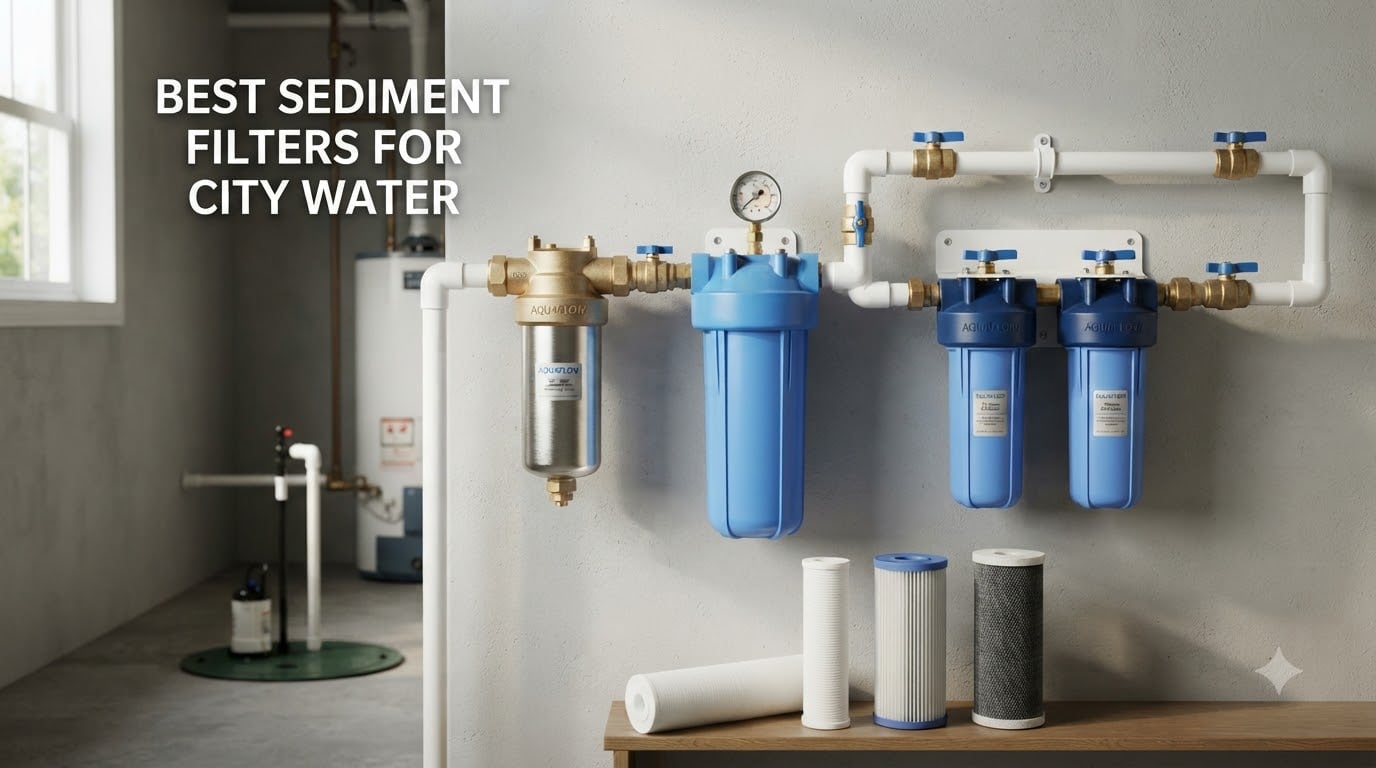 best sediment filters for city water