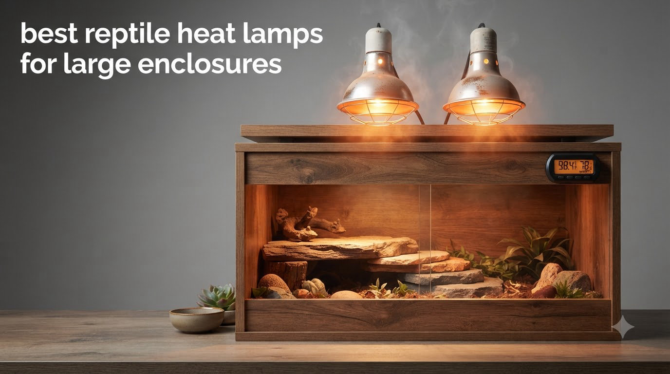best reptile heat lamps for large enclosures