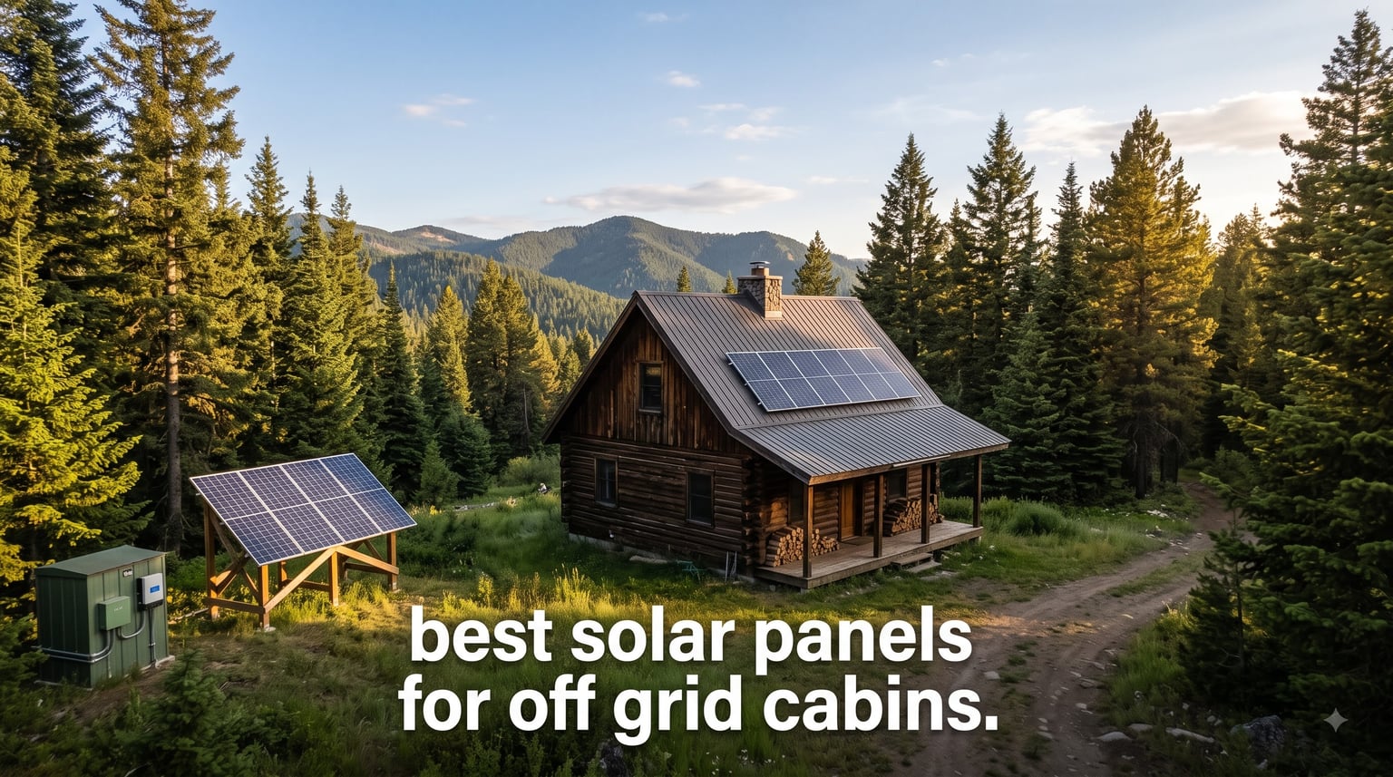 best solar panels for off grid cabins
