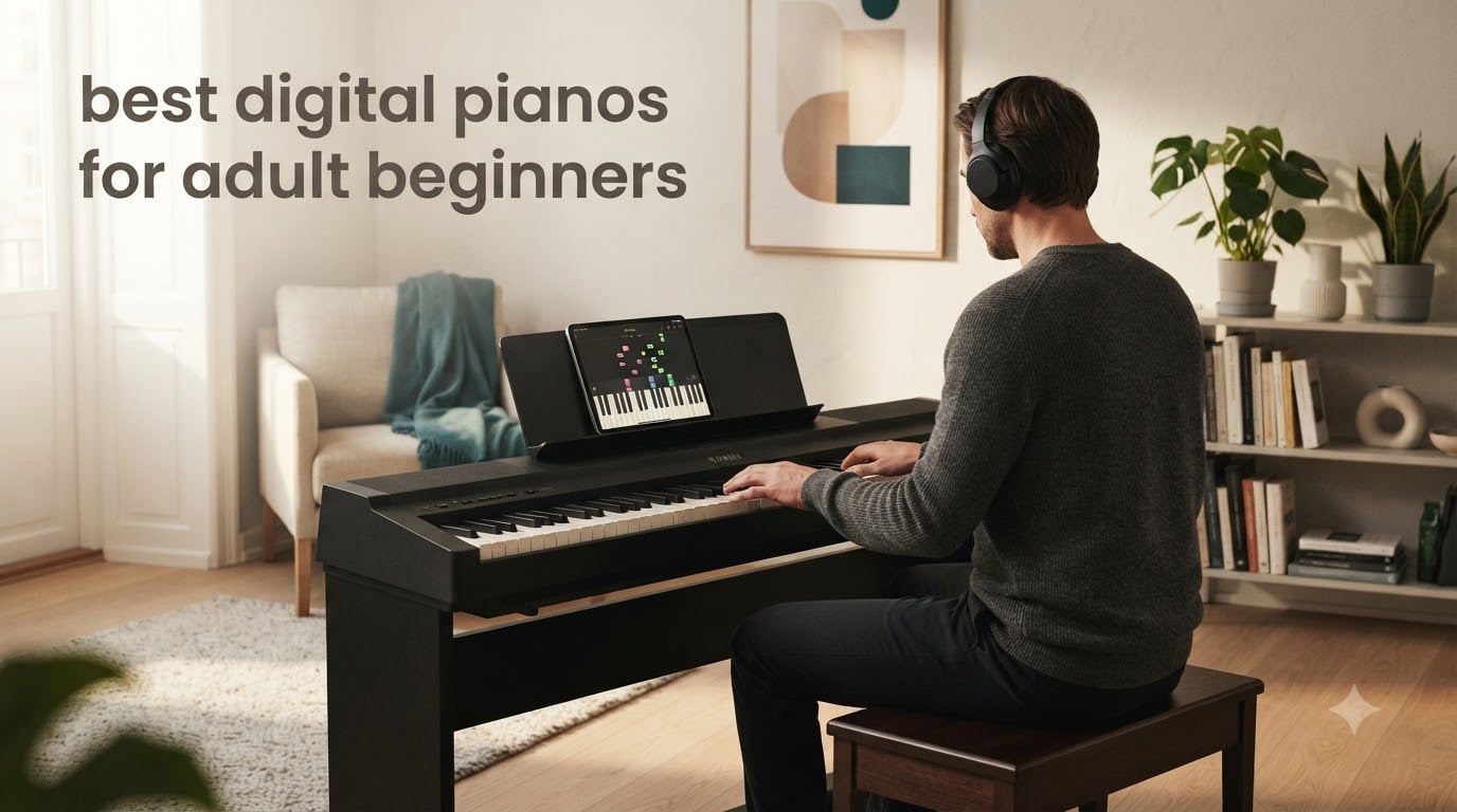 best digital pianos for adult beginners