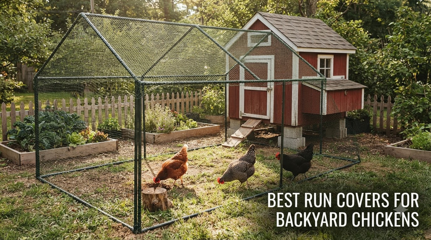best run covers for backyard chickens