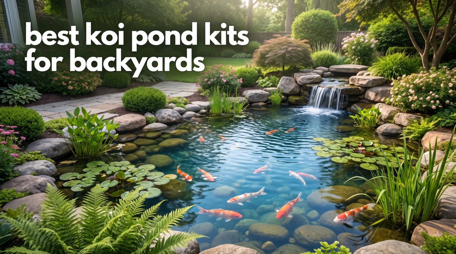 best koi pond kits for backyards