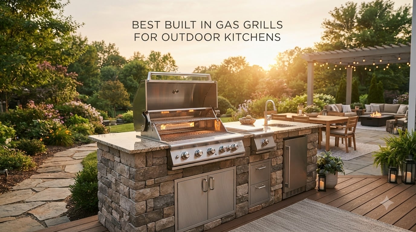 best built in gas grills for outdoor kitchens