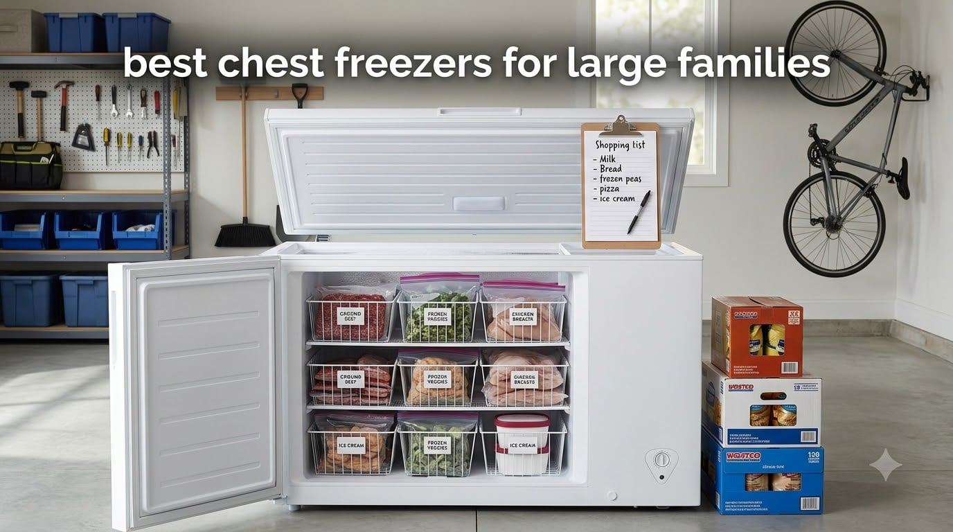 best chest freezers for large families