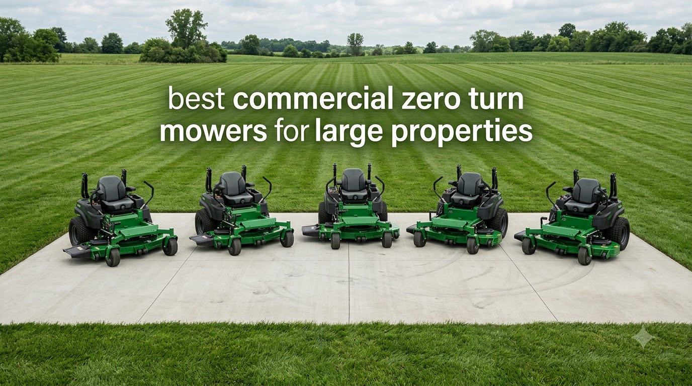 best commercial zero turn mowers for large properties