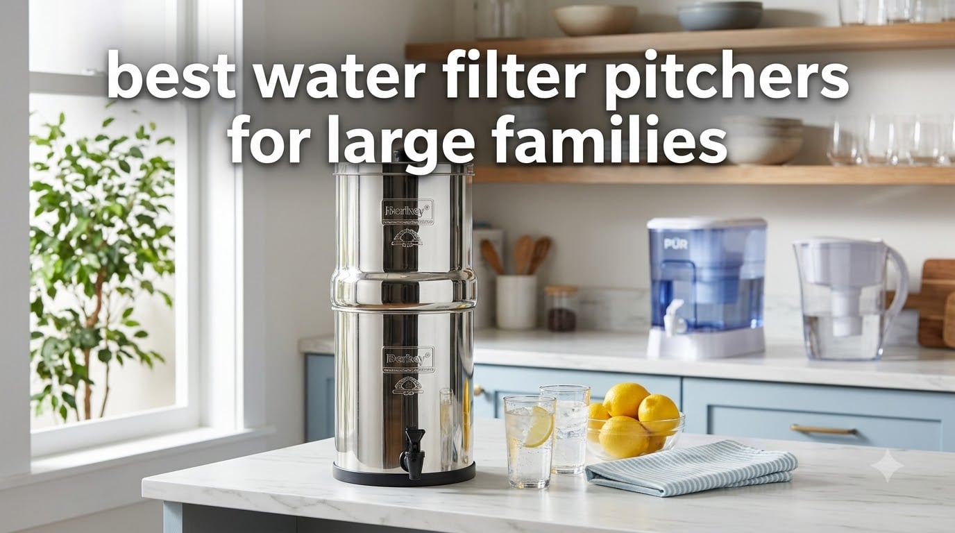 best water filter pitchers for large families