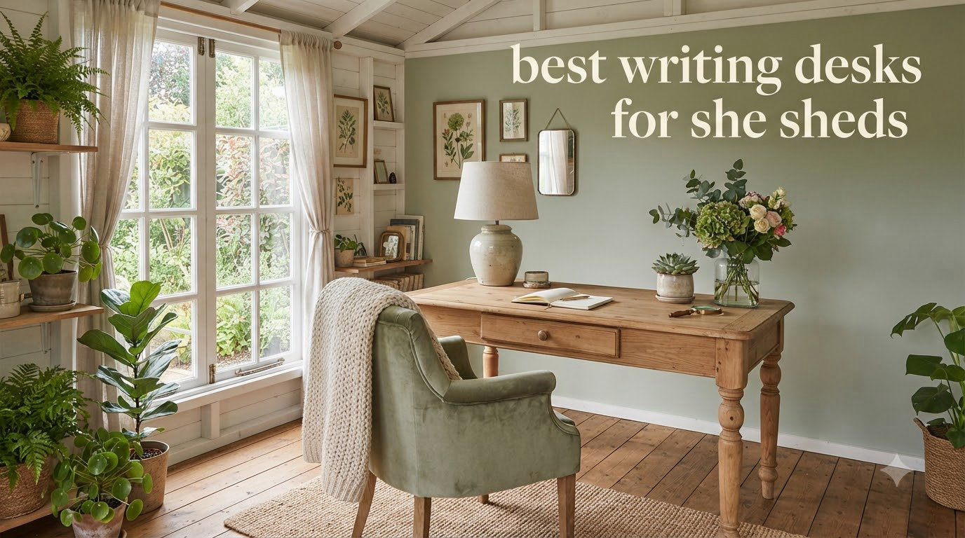 best writing desks for she sheds