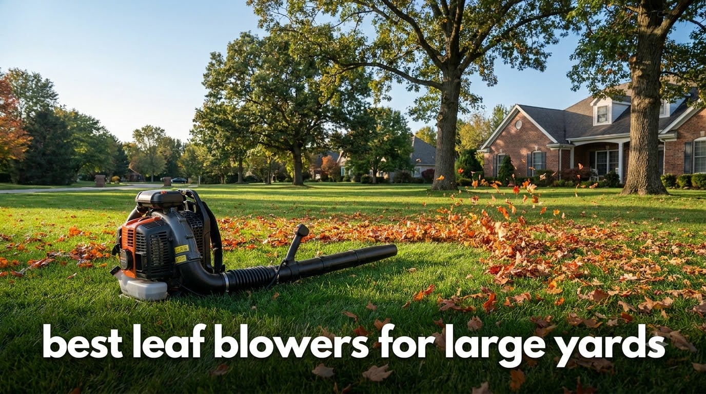 best leaf blowers for large yards