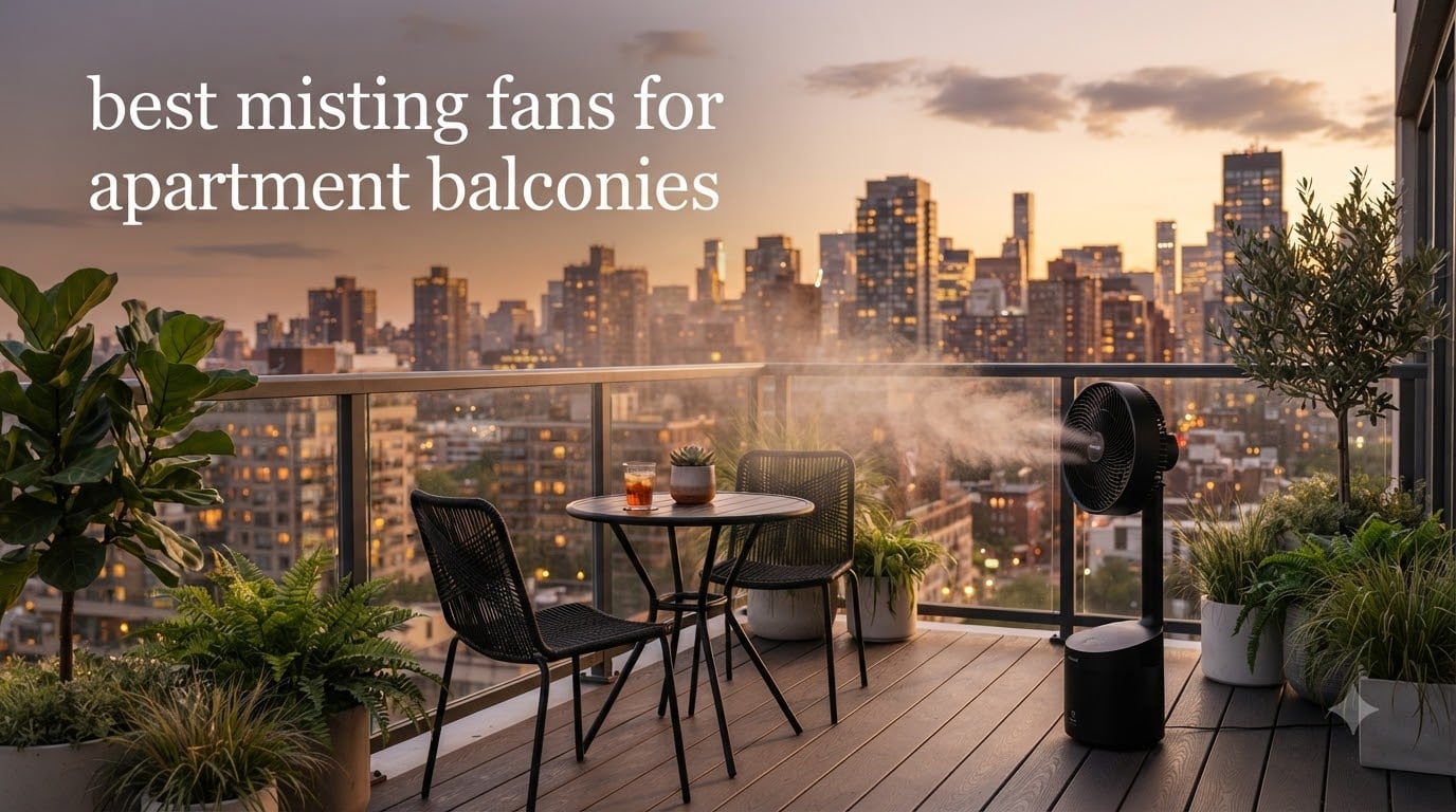 best misting fans for apartment balconies