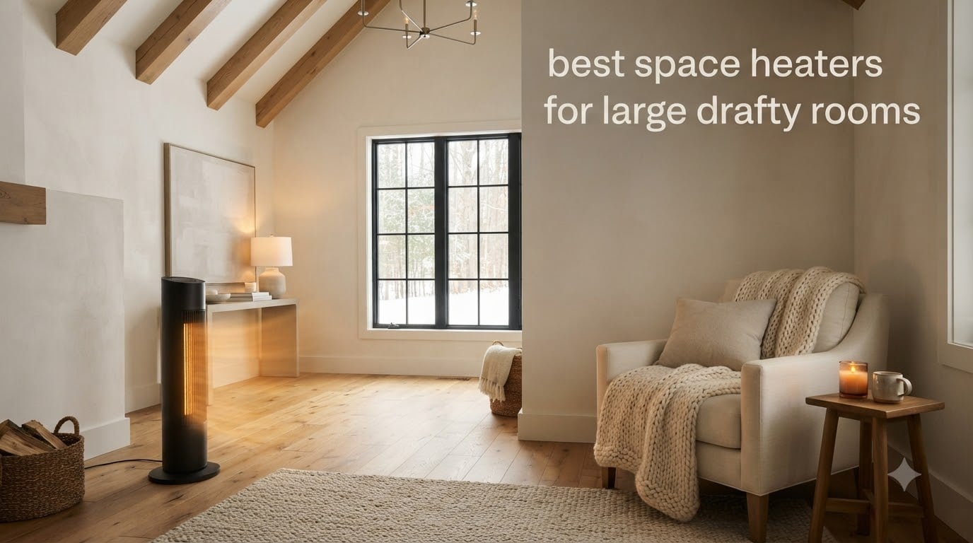 best space heaters for large drafty rooms