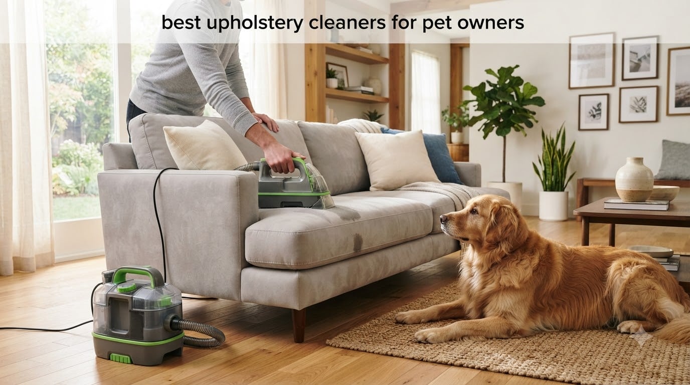 best upholstery cleaners for pet owners