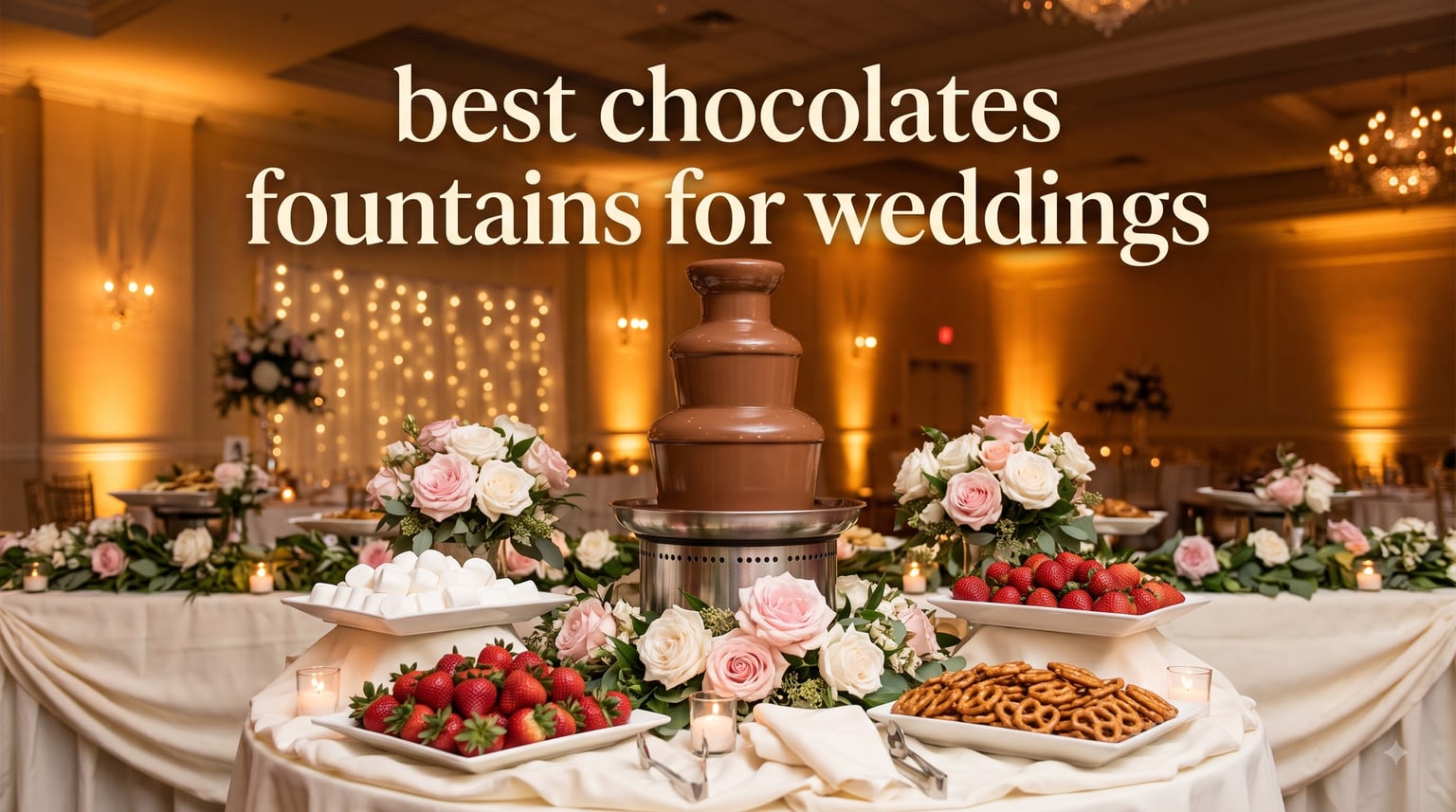 best chocolates fountains for weddings