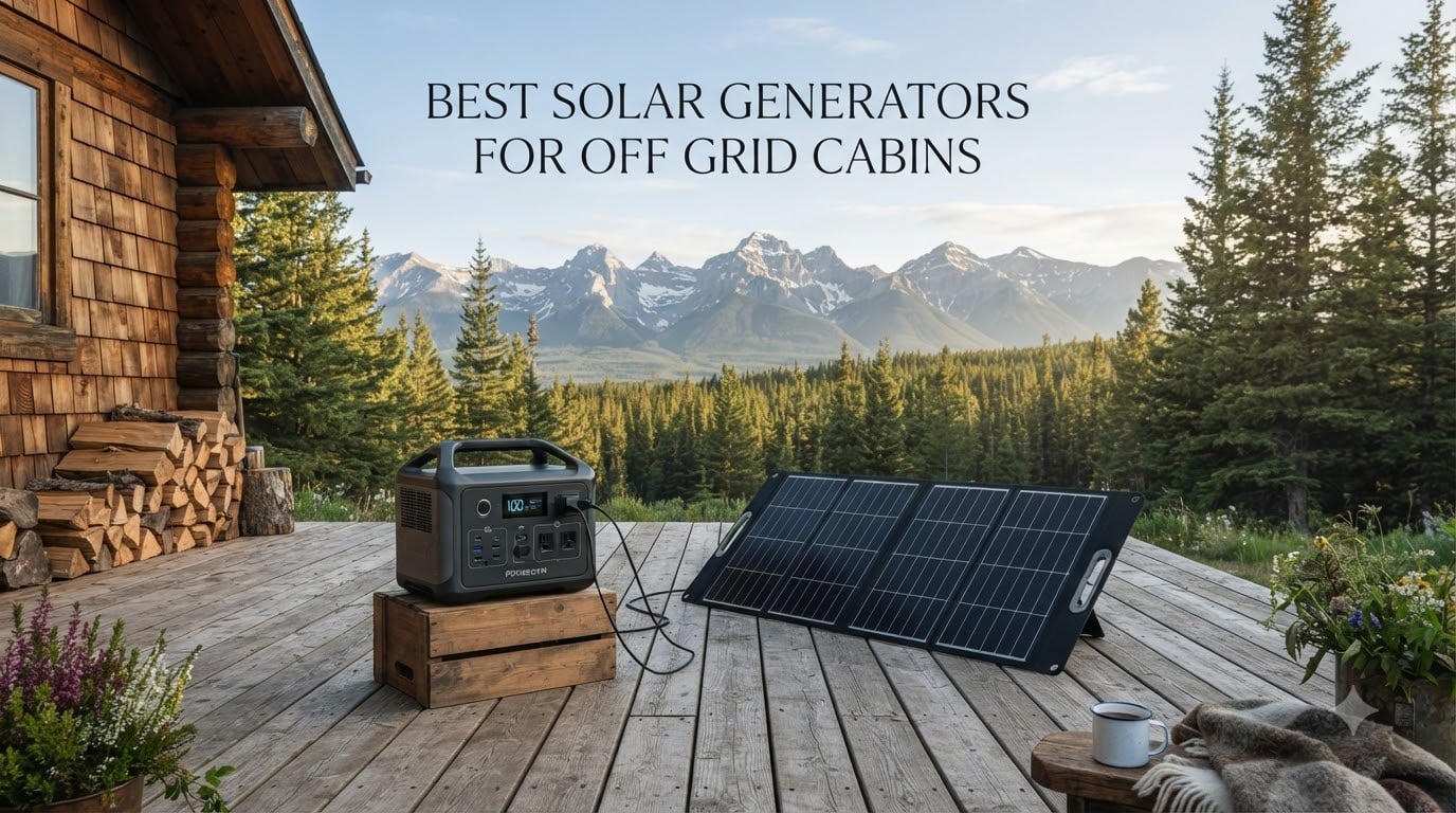 best solar generators for off grid cabins