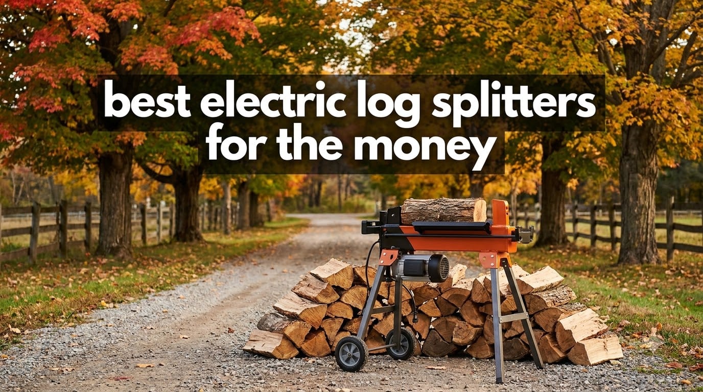 best electric log splitters for the money