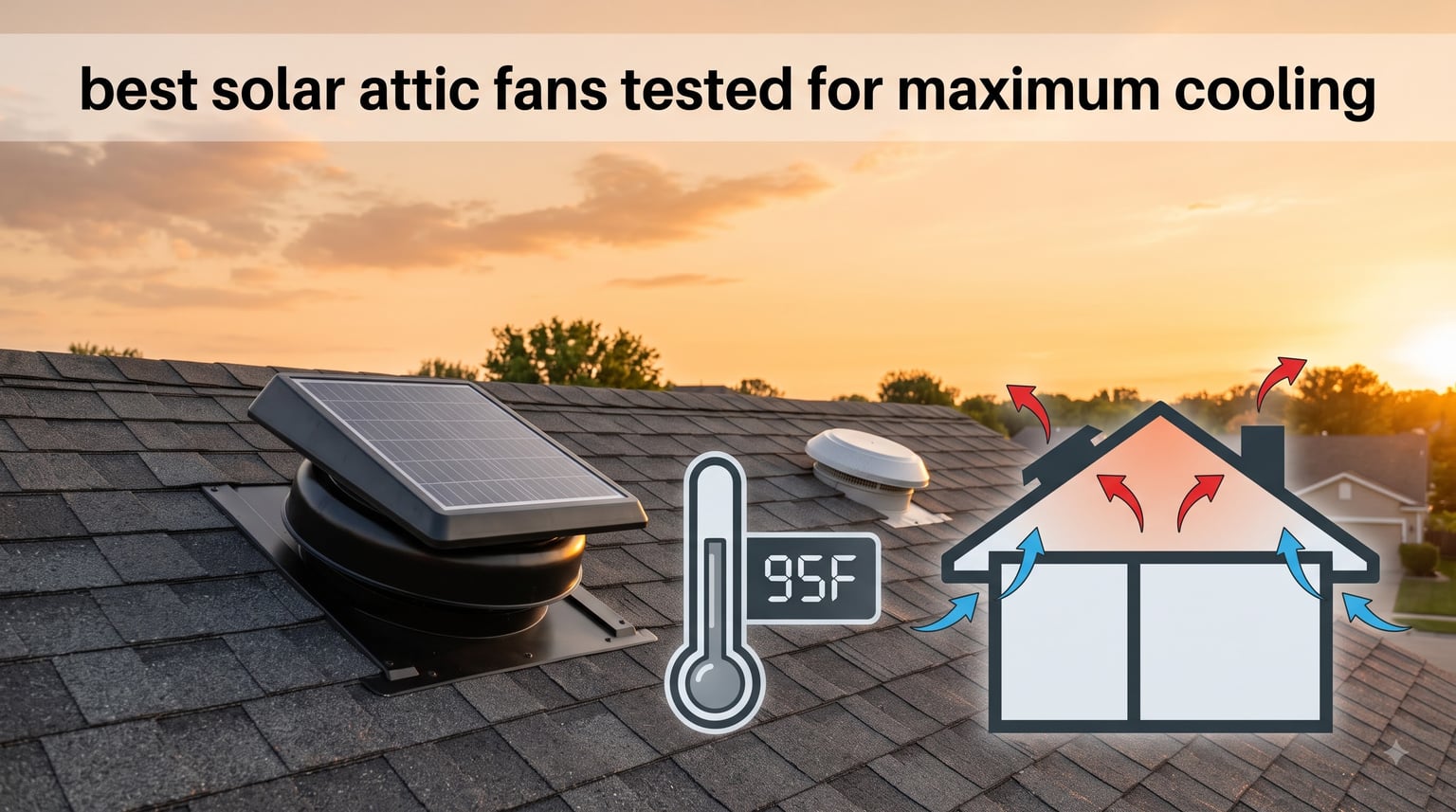 best solar attic fans tested for maximum cooling
