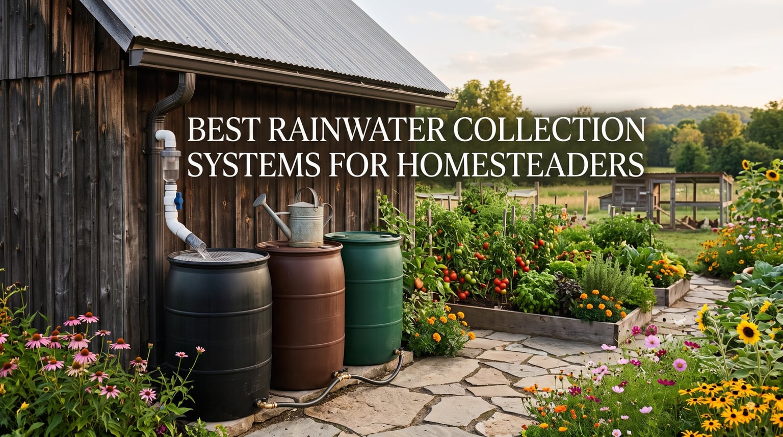 best rainwater collection systems for homesteaders