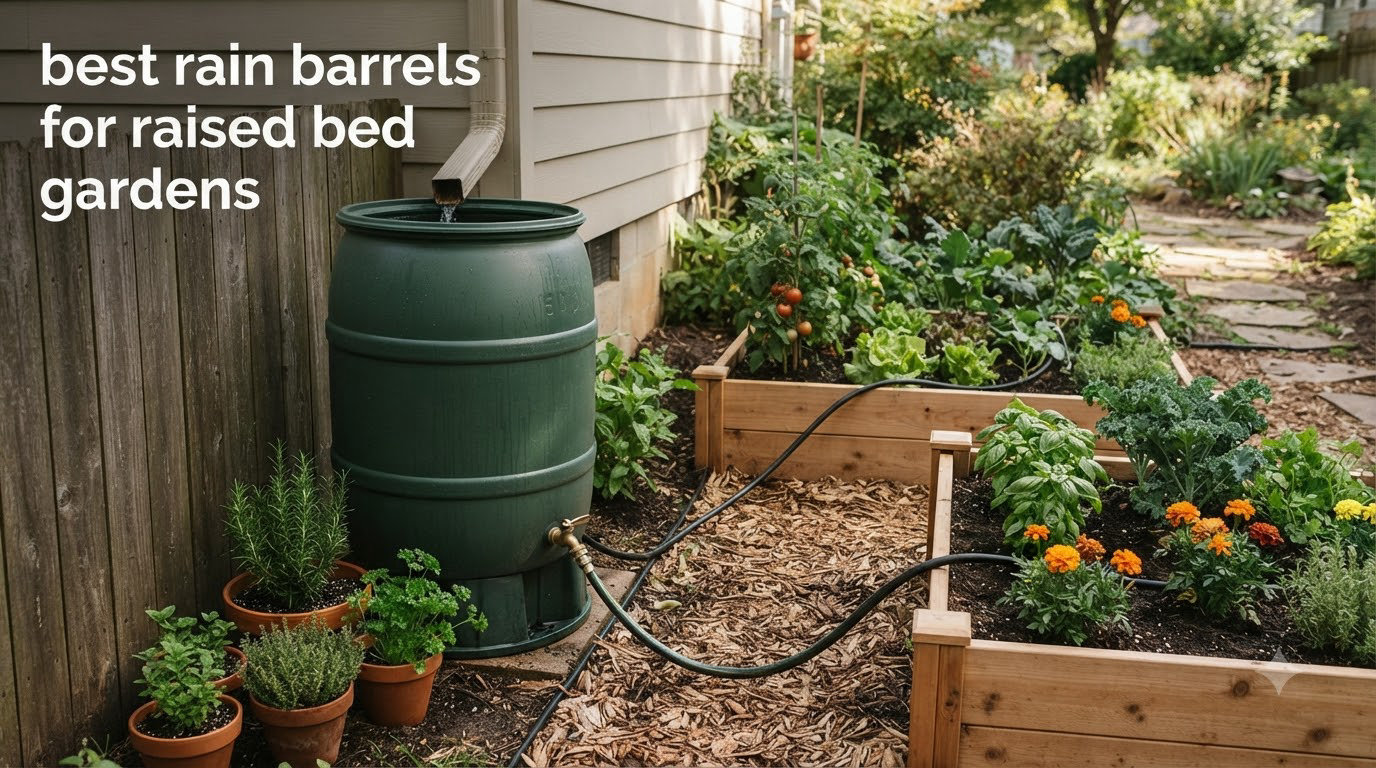best rain barrels for raised bed gardens
