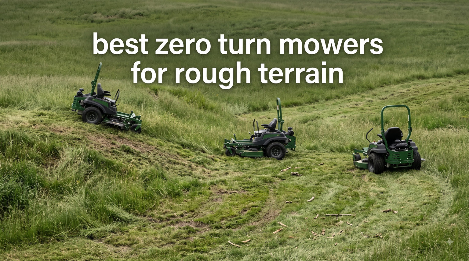 best zero turn mowers for rough terrain