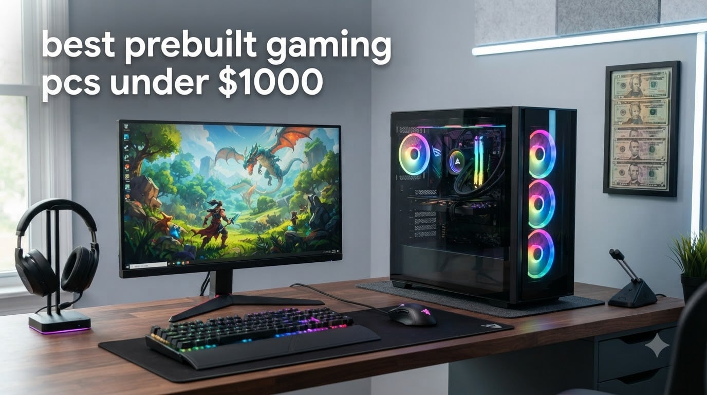 best prebuilt gaming pcs under $1000