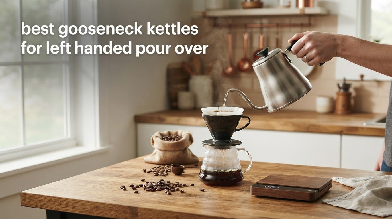 best gooseneck kettles for left handed pour over