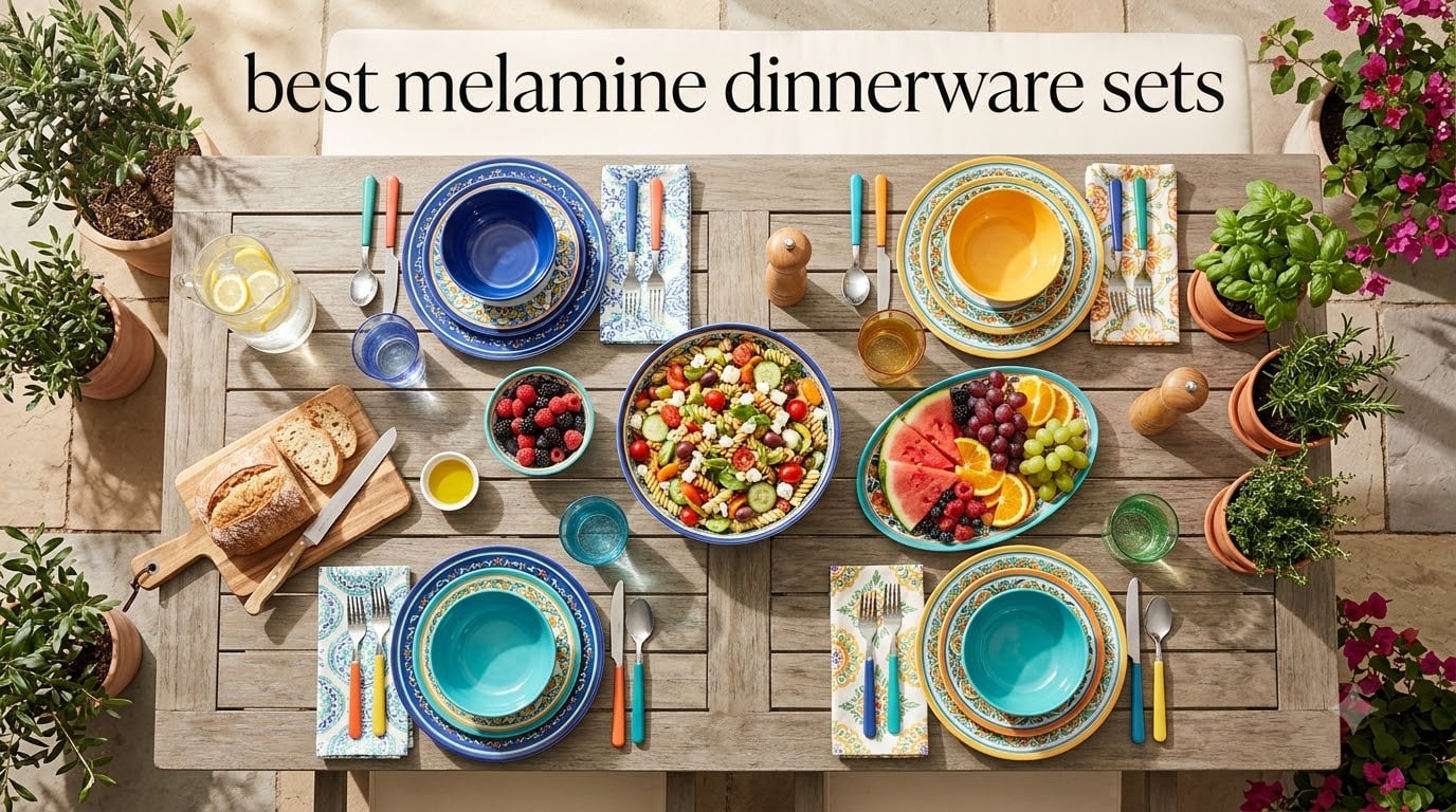 best melamine dinnerware sets