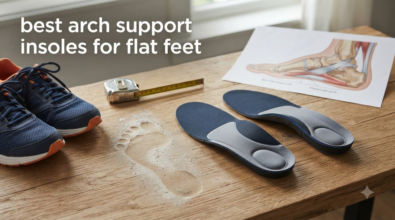 best arch support insoles for flat feet