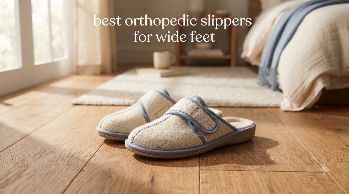 best orthopedic slippers for wide feet