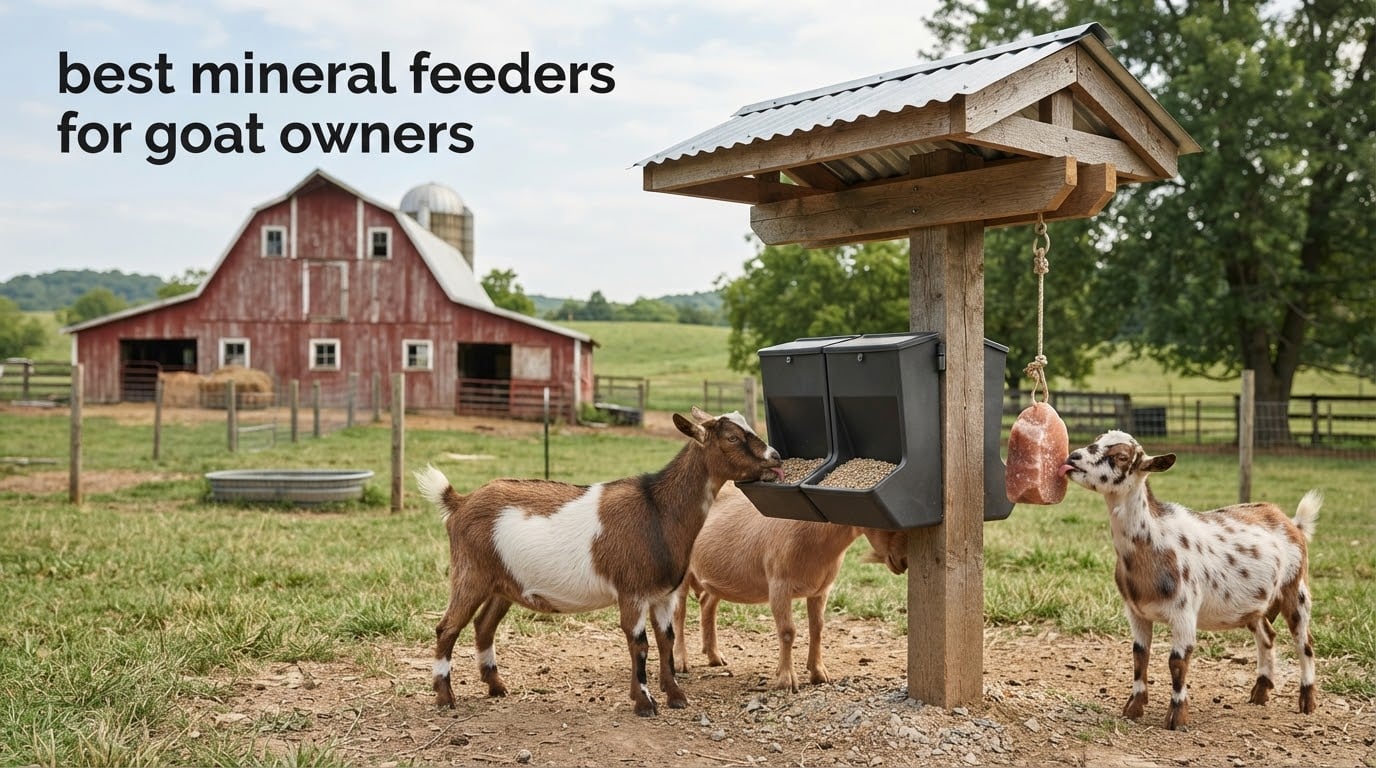 best mineral feeders for goat owners