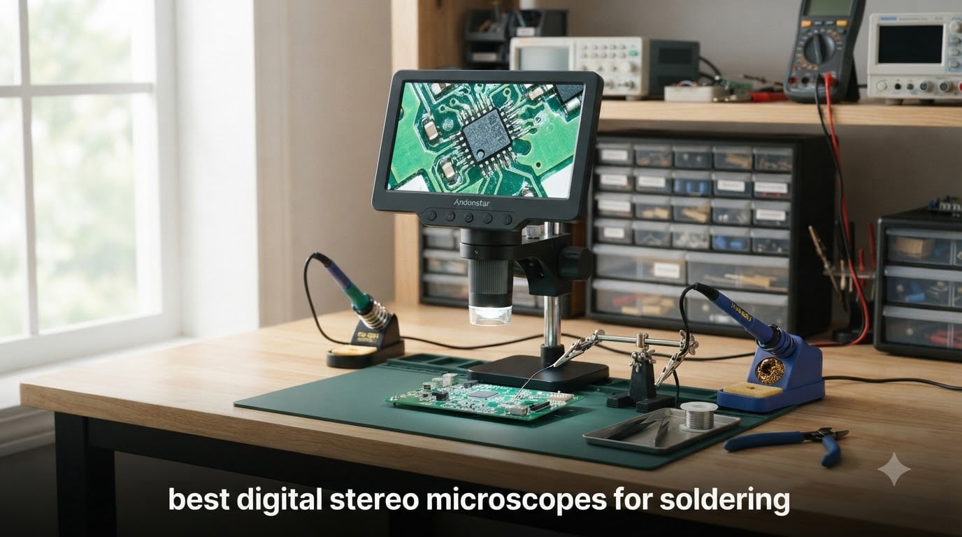 best digital stereo microscopes for soldering