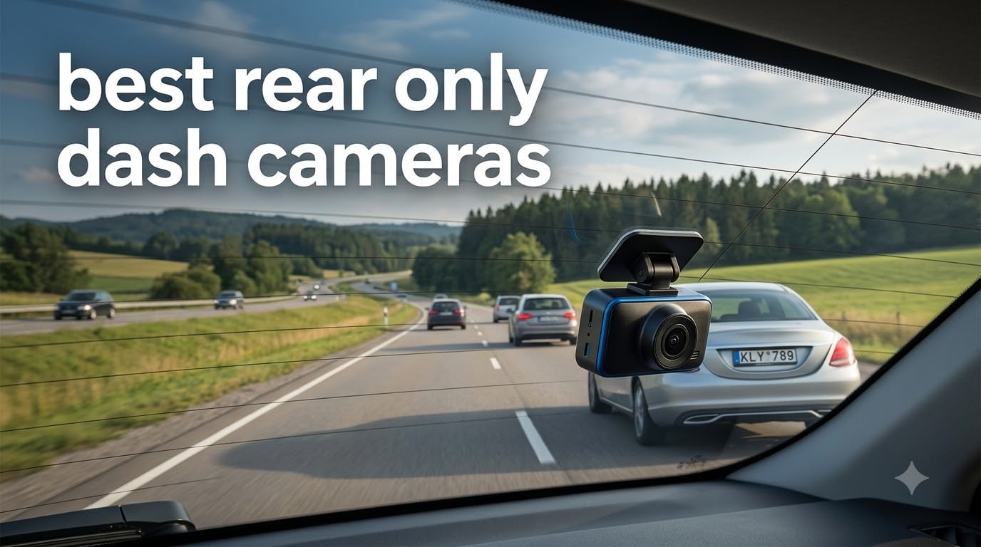 best rear only dash cameras