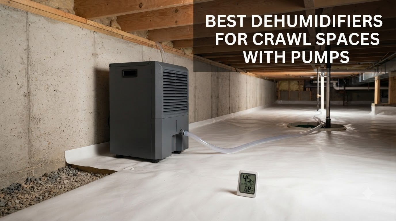 best dehumidifiers for crawl spaces with pumps