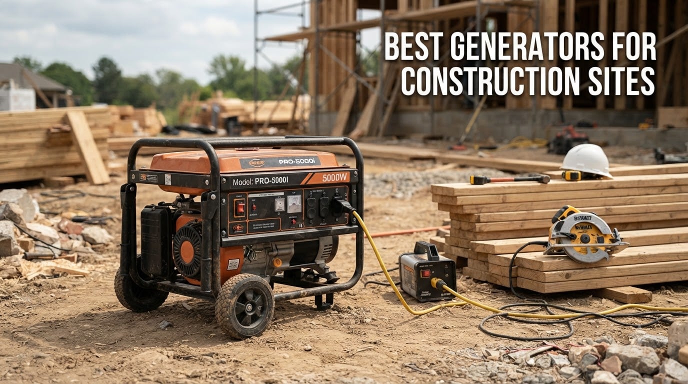 best generators for construction sites