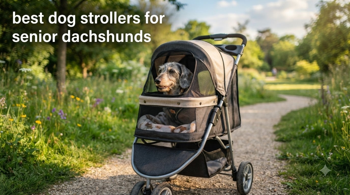 best dog strollers for senior dachshunds